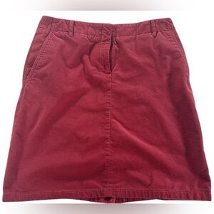 Brooks Brothers 346 Stretch Women's Pink Corduroy Skirt sz6